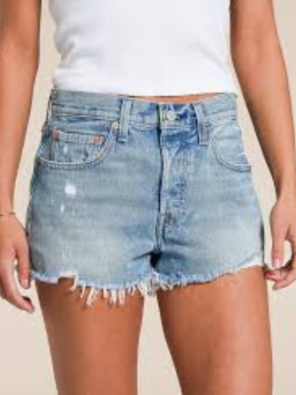 Levi's 501 distressed Shorts